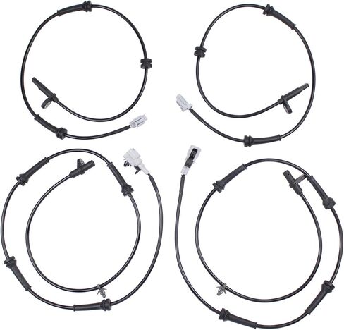 MOTOKU Front Rear ABS Wheel Speed Sensors Set for Nissan X-Trail 2009-2012 Rogue 2008-2014 Rogue Select 2014-2015 2.5L Engine Left Driver and Right Passenger Side in Saudi Arabia