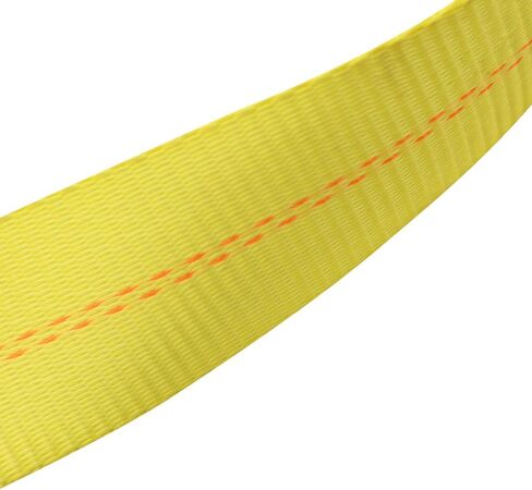 أشرطة سقاطة Seamander شديدة التحمل، حزام سقاطة 2 بوصة × 25 بوصة، 10000 رطل، ربط السقاطة مع خطاف J، أشرطة شحن للشاحنة، المقطورة، الأجهزة المتحركة (1، 2 بوصة * 25 قدم) in Kuwait