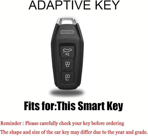HIBEYO TPU Key Fob Cover Fit for Audi 2025 A5 A5L A6 A6L Q6L Q6 RS Q6 RS6 SQ6 S6 e-tron Accessories Key Shell Cover Smart Remote Auto Key Fit for 2025 Audi Protector-B Keychain Black in Saudi Arabia