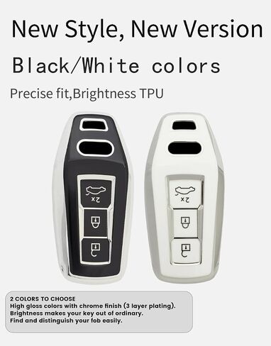 HIBEYO TPU Key Fob Cover Fit for Audi 2025 A5 A5L A6 A6L Q6L Q6 RS Q6 RS6 SQ6 S6 e-tron Accessories Key Shell Cover Smart Remote Auto Key Fit for 2025 Audi Protector-B Keychain Black in Saudi Arabia