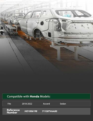 شريط تقوية المصد الأمامي YHTAUTO من الألومنيوم متوافق مع Honda Accord 2018-2022، سيدان، شعاع تعزيز شريط الوجه المصد in Saudi Arabia