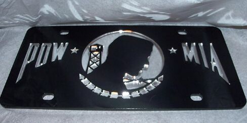POW MIA License Plate in Saudi Arabia