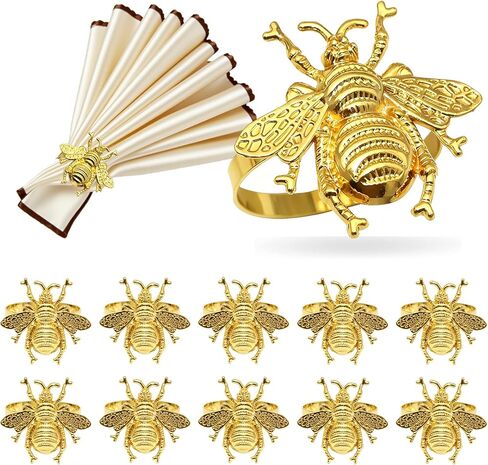 Napkin Rings Set of 24,Gold Leaf Napkin Rings Bulk for Party Decoration Dinning Table Everyday Family Gatherings - A Great Tabletop Decor(Gold) in Kuwait