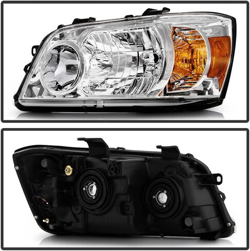 KEEKPO - For 2001-2006 Toyota Highlander Factory Style Headlights Headlamps Pair Assembly Replacement Pair Left+Right in Kuwait