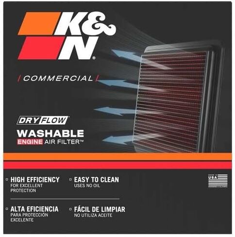 K&N Engine Air Filter: High Performance, Premium, Washable, Replacement Filter: Compatible with Select Briggs and Stratton/Ez Go/John Deere Engines, E-4665 in Saudi Arabia