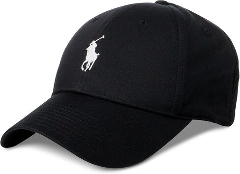 قبعة الأداء الأساسية للرجال من Polo Ralph Lauren (أسود (5002)/أبيض، مقاس واحد) in Saudi Arabia