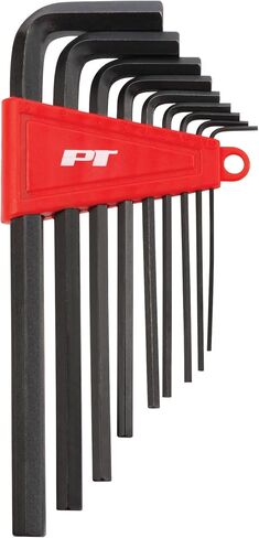 أداة الأداء W1393 12PC SAE Long Hex Key Set ، Black - Grade Grade Allen Wrenches مع وصول إضافي للوظائف الصعبة in Kuwait