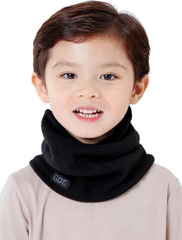 GOT Sports Kids Neck Warmer - Polar Fleece Ski Mask for Boys Girls - Double-Layer Scarf (Ages 3-6) in Kuwait