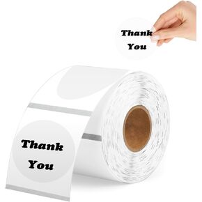 300 Pcs 3'' x 2'' Transparent Thermal Label Stickers Rectangle Thermal Label Stickers Thermal Sticker Paper Thermal Printer Labels Self Adhesive Labels for PL70E P130 -BT P941 Most Label Printers DIY