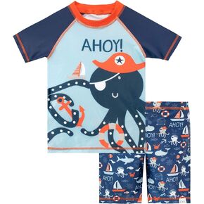 Harry Bear Boys' Octopus Two Piece Swim Set