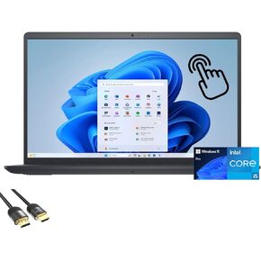 Dell Inspiron 15 Laptop for Students and Business, 15.6 FHD Touchscreen Display, 12th Gen Intel Core i5-1235U, 16GB RAM, 2TB PCIe SSD, Keypad, Webcam, HDMI, SD Card Reader, PDG HDMI Cable, Win 11 Pro