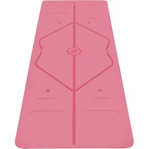 Liforme Original Yoga Mat – Free Yoga Bag Included - Patented Alignment System, Warrior-like Grip, Non-slip, Eco-friendly, sweat-resistant, long, wide, 4.2mm thick mat for comfort