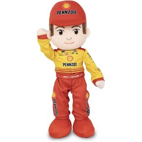 Playtime by Eimmie NASCAR Collectible, Team Penske Joey Logano Plush Figure, 14-Inch Racing Rag Doll - Baby Doll - Quality Materials, Doll for All Ages