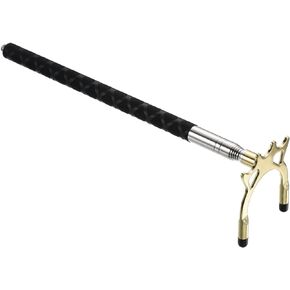 PATIKIL Retractable Billiards Cue Stick Bridge, Silicone Pool Cue Accessory with Removable Brass High Bridge Head for Pool Table Competition