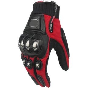 Oubaiya Steel Outdoor Knuckle Motorcycle Motorbike Powersports Safety Gloves