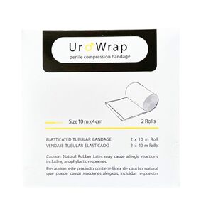 UroWrap 2 ROLL Compression Bandage Elasticated Tubular Sleeve 1 Size Fit All