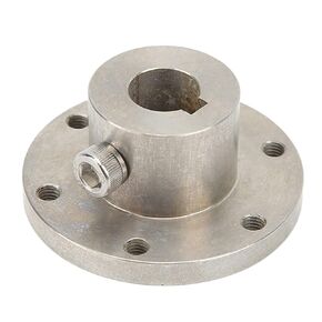 14mm Stainless Steel Key Hub RC Shaft Coupling Replacement Parts with Chain Slot, Stainless Steel Shaft Coupling Flange Coupling Connector Rigid Flange Shaft Coupling 18014