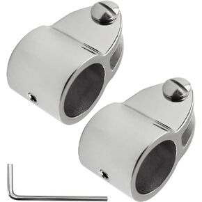 SHENGHUISS Bimini Top Jaw Slide Marine Stainless Steel 316 Heavy Duty Boat Bimini Canopy Fitting Hardware Tube with L Shape Hex Key/pin