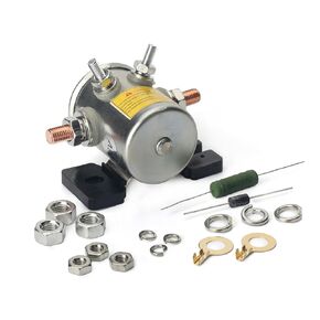 Jepacr 36 Volt #70 Series Continuous Duty Solenoid Relay with Resistor & Diode Kit Compatible with EZGO Golf Cart, 4 Terminal SPNO Continuous Duty Replaces# 27855G01 11761G1 27855G02 31680G1 3016
