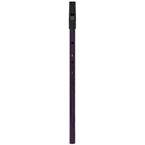Copper Traditional Irish Whistle Ireland Flute whistle Whistle Brass Tin whistle Key of D Penny whistle 6 Holes Flute Chanter Mini pocket Musical Instrument Multi color (Purple) tinwhistle