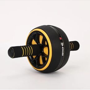 ABS-olutely Rockin' Roller - Premium Abdominal Exercise Wheel Ab Roller for Intense Abs Workout, Core Strengthening Trainer, and Fitness Equipment for Effective Belly Training (2024) NEW in Saudi Arabia