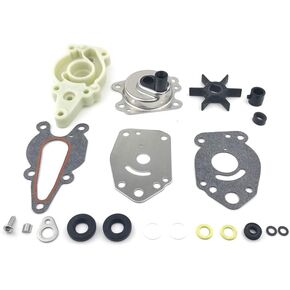 46-42089A5 Water Pump Impeller Repair Kit Replacement for Mercury Mariner MerCruiser Force Sears Outboard 6 8 9.9 10 XR10 15 HP Boat Motor Parts Replacement 46-42089A4 42089A3