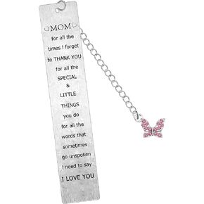 Mom's Day Gifts: Daughter & Son's Heartfelt Bookmark for Mom