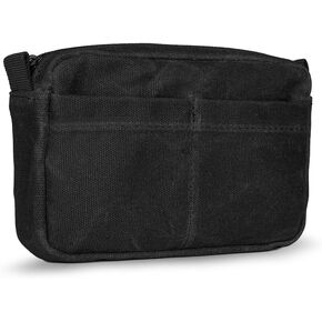 Sayram SP8 Belt Pouch for Men, EDC Bellt Pouch with Zipper, Waist Pack EDC Pouch for Multitool, Flashlight, Knives, Cards, Phone, Waxed Canvas EDC Organizer Pouch for Belt