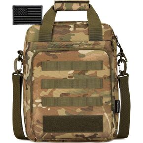 Protector Plus Tactical Messenger Bag Men Military MOLLE Tote Sling Shoulder Pack (Patch Included)