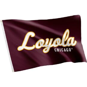 Desert Cactus Loyola University Chicago Flag Ramblers Banners 100% Polyester Indoor Outdoor 3x5 (Style 3)