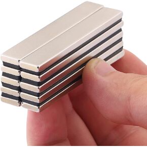 15 Pack Neodymium Bar Magnets, High Strength Rare-Earth Magnets for Crafts, DIY,Office,Fridge,and Science Education-60 x 10 x 3 mm in Kuwait