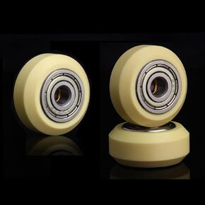 POLISI3D 3pcs Special Reinforced Self-lubricating Solid V Wheel Compatible with Voron Ender 3 V2 Pro Neo S1 Ender5 Plus CR10 Kobra Series 3D Printer CNC Machines w/V Slot Aluminum Profiles Frame