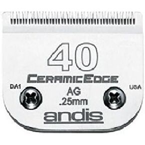 Andis Stainless Steel Pro Quality Grooming Ceramic Edge Clipper Blades Choose Size !(# 40 = .25mm)