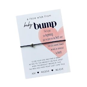 A little wish from the bump bracelet | A gift from the bump | Pregnancy gift