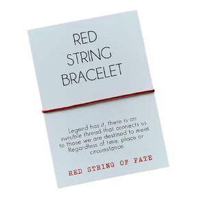 Red string bracelet | Red string of fate bracelet | Red string of fate gift