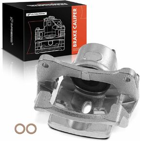 A-Premium Disc Brake Caliper Assembly with Bracket Compatible with Select Toyota Models - Prius 2004 2005 2006 2007 2008 2009, L4 1.5L - Front Left Driver Side