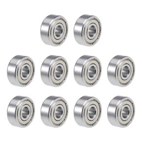 uxcell R1810ZZ Ball Bearing 5/16-inchx1/2-inchx5/32-inch Double Shielded Z2 Lever Bearings 10pcs