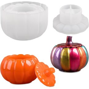 Actvty Jar Resin Mold, Acorn Silicone Jar Molds with Lids, Epoxy Resin Casting Molds for DIY Jewelry Storage Box, Candy Container, Home Decoration, Craft Gifts