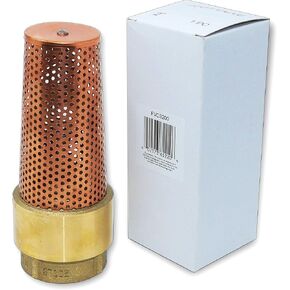 FOOT VALVE - 2" One-Way With ZEBRA MUSSEL Strainer Made of Solid Copper - For Your Irrigation Pump in Saudi Arabia