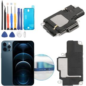 YWLRONG لهاتف iPhone 12 Pro Max مكبر صوت عالي الجودة بديل لهاتف iPhone 12 Pro Max مكبر الصوت 12 Pro Max Ringer مكبر الصوت مع أدوات