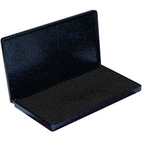 Charles Leonard Foam Stamp Pad, Large, 3.25 x 6.25 Inches, Black (92620)