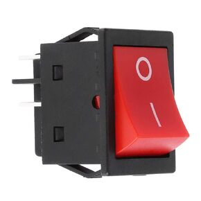 Rocker Switch, 30A Welder Welding Machine 4-Pin Boat Type ON/OFF Rocker Switch-IP65 Waterproof and Dustproof