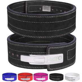 JAYEFO SPORTS LEATHER WEIGHT LIFTING LEVER BELT FOR POWERLIFTING IPF BUCKLE MEN & WOMEN STRONGMAN 10MM WORKOUT DEADLIFTS