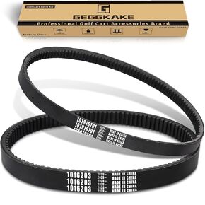 Geggkake Club Car DS & Precedent Drive Belt and Starter Generator Belt Kit, Fits Club Car DS 1997-Up and Precedent 2004-Up, OEM# 101916701, 1016203