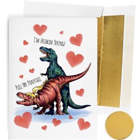 GIFTING GIGGLES Funny Romantic Greeting Card for Him or Her | Great Naughty Gift for Happy Birthday, bday, Anniversary or Valentine's Day | from Wife, Husband, boyfriend, bf, gf or Girlfriend