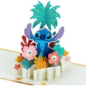 Hallmark Signature Paper Wonder Pop Up Birthday Card, Thank You Card, Thinking of You Card (Lilo and Stitch)