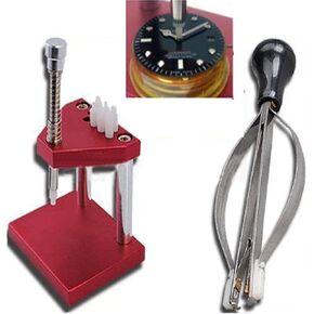 OTOOLWORLD Watchmaker Watch Hand Presto Presser Lifter Puller Plunger Remover set Fitting Repair Tools