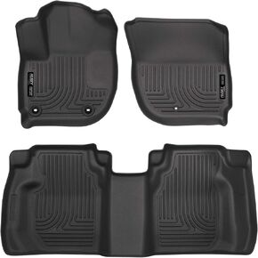 Husky Liners - Weatherbeater | Fits 2015 - 2020 Honda Fit - Front & 2nd Row Liner - Black, 3 pc. | 99491