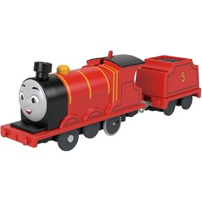 Thomas & Friends Motorized Toy Train Salty Battery-Powered Engine with Cargo Car for Pretend Play​ Preschool Kids Ages 3+ Years