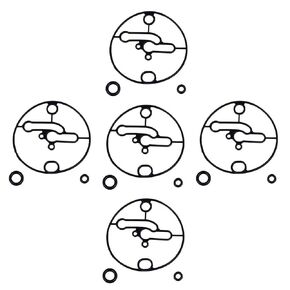 698781 O-Ring Float Bowl Carburetor Gasket Replacement for Nikki Carburetor Lawn Mowers (1 Pack)